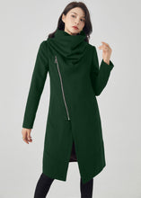 Load image into Gallery viewer, Winter Wool Asymmetrical Coat C4559
