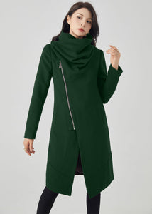 Winter Wool Asymmetrical Coat C4559