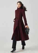 Load image into Gallery viewer, Wool Coat Women, Long Wool Coat C3564
