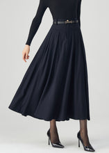 Load image into Gallery viewer, Wool Skirt, High Waisted Skirt, Womens Skirt C3550
