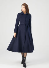 Load image into Gallery viewer, Wool Coat, Long Wool Coat, Winter Wool Coat C3676
