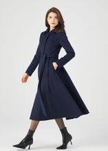 Load image into Gallery viewer, Wool Coat, Long Wool Coat, Winter Wool Coat C3676
