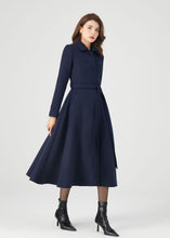 Load image into Gallery viewer, Wool Coat, Long Wool Coat, Winter Wool Coat C3676
