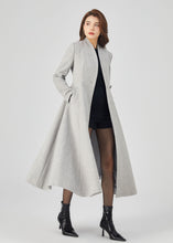 Load image into Gallery viewer, Retro Long Wool Coat, Long Wool Princess Coat C3678
