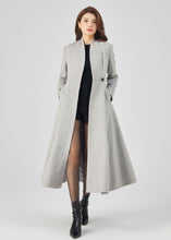 Load image into Gallery viewer, Retro Long Wool Coat, Long Wool Princess Coat C3678
