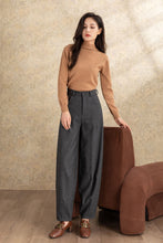 Load image into Gallery viewer, Womens harem long wool pants C4465
