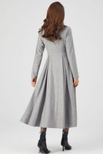 Load image into Gallery viewer, Winter Grey Wool Dress C3679
