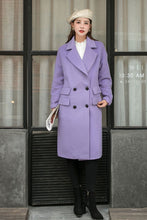 Load image into Gallery viewer, Relaxed Fit Wool Trench Coat  C2572
