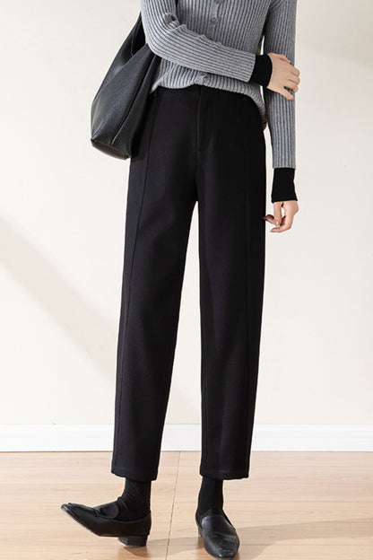 Winter wool womens office pants c5096