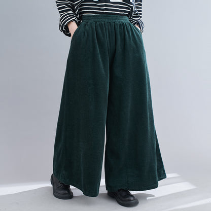 Casual Wide leg Oversized Corduroy Pants C1832