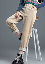 Load image into Gallery viewer, Long Womens Pants, Tapered Corduroy Pants C3515
