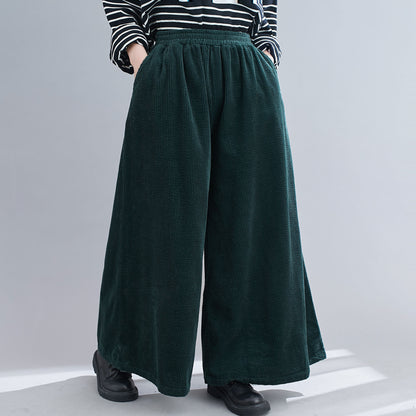 Casual Wide leg Oversized Corduroy Pants C1832