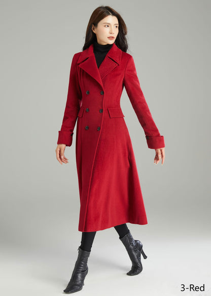 Autumn Winter Wool Handmade Coat C4404