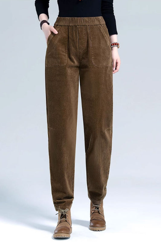 Winter long Corduroy wommens pants C3788