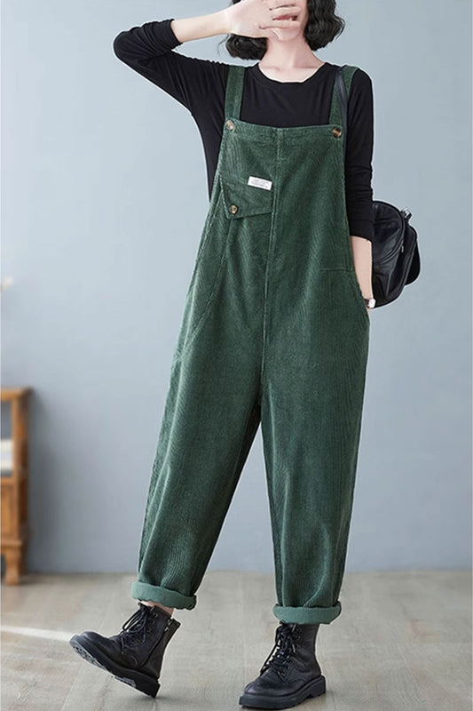 Winter Casual Jumpsuit, Baggy Overalls C3801