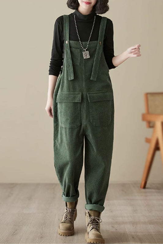 Winter Casual Jumpsuit, Baggy Overalls C3807