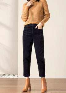 Women's Corduroy Pants, Autumn Pants, Womens Oversized Trousers C3510