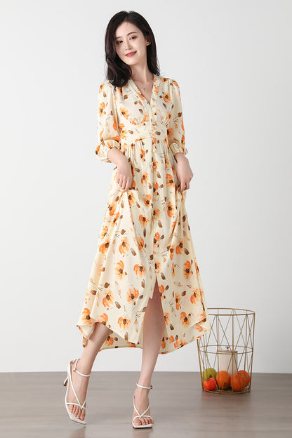 Women's Summer Midi Dress C3248