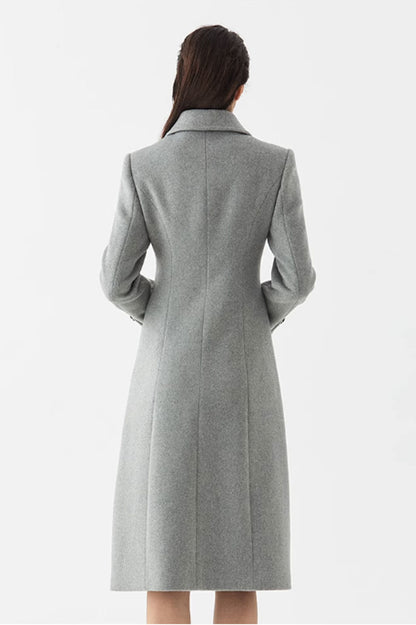Winter wool dress coat women C3576