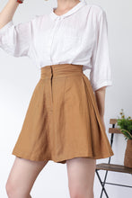 Load image into Gallery viewer, High Waisted Linen Shorts for Women C3324
