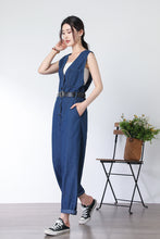 Load image into Gallery viewer, Sleeveless Summer Jumpsuit C3325
