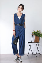 Load image into Gallery viewer, Sleeveless Summer Jumpsuit C3325
