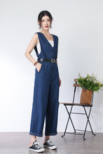 Load image into Gallery viewer, Sleeveless Summer Jumpsuit C3325
