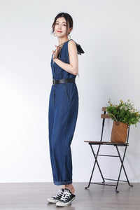 Sleeveless Summer Jumpsuit C3325