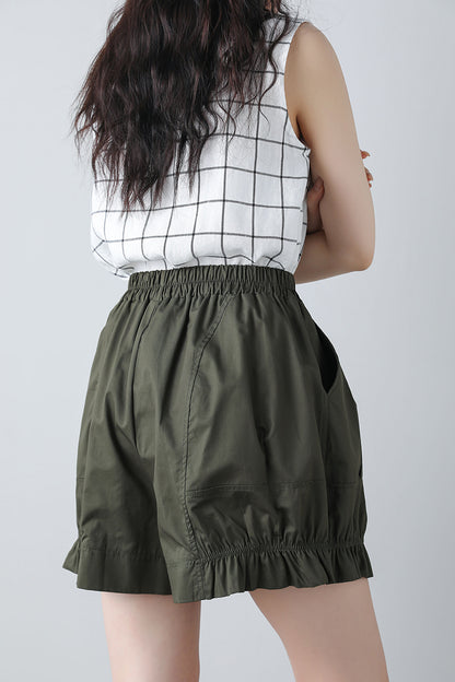 Summer shorts with elastic waist band C3450