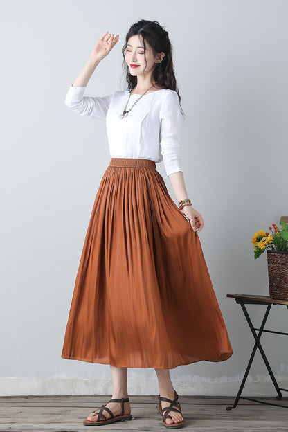 Women's Linen Long Sleeve Tops C3460