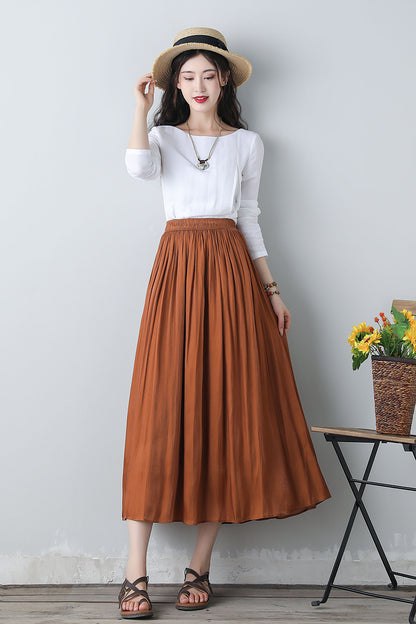 Women's Linen Long Sleeve Tops C3460