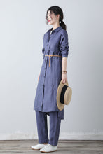 Load image into Gallery viewer, Long sleeves shirt dress C3452
