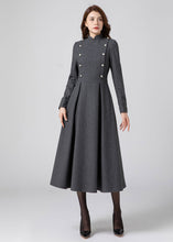 Load image into Gallery viewer, Wool Maxi Winter Wool Dress Women C3579
