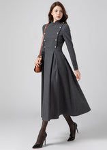 Load image into Gallery viewer, Wool Maxi Winter Wool Dress Women C3579
