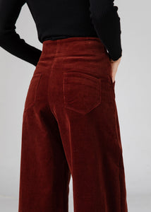 Corduroy Womens Casual Harem Pants C4312