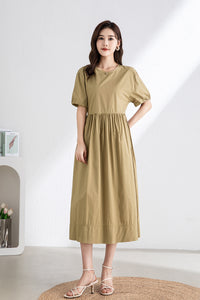 Summer Short Sleeve Dress C3309