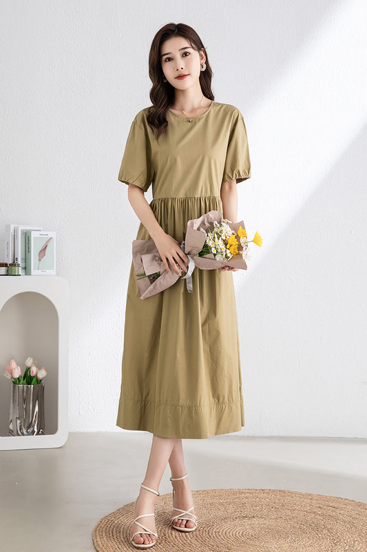 Summer Short Sleeve Dress C3309