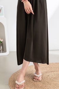 Women's Dark Coffee Slip Dress C3319