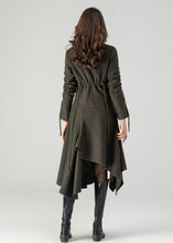 Load image into Gallery viewer, Asymmetrical Winter Wool Coat for Women C3621
