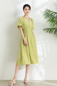 Summer Green Midi Dress C3293