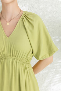 Summer Green Midi Dress C3293