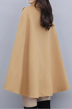 Load image into Gallery viewer, Short wool cape for women, winter outwear C3660
