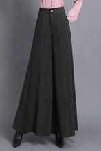 Load image into Gallery viewer, Copy of Long Wide Leg Wool Pants C3045，Size S #CK2300025
