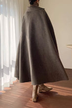 Load image into Gallery viewer, long cape coat women, winter warm outwear C3671
