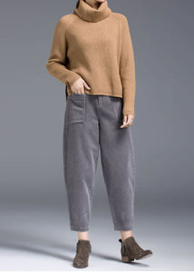Winter Slacks pants, Retro Corduroy Pants C3517