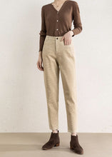 Load image into Gallery viewer, Tapered Corduroy Pants, Women&#39;s Corduroy Pants C3511
