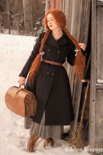 Double Breasted Maxi Wool Coat C1019