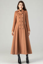 Load image into Gallery viewer, double breasted winter wool coat for women C3620
