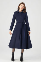 Load image into Gallery viewer, Wool Coat, Long Wool Coat, Winter Wool Coat C3676
