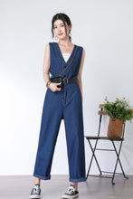 Load image into Gallery viewer, Sleeveless Summer Jumpsuit C3325
